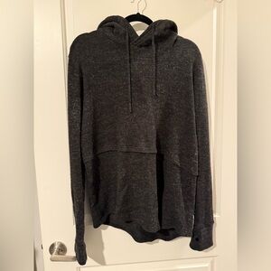 The Narrows Charcoal Hooded Men's Sweater